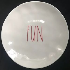 COPY - Rae Dunn FUN Set of 4 Appetizer Plates